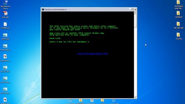 Star Wars in CMD - Windows XP смотреть онлайн