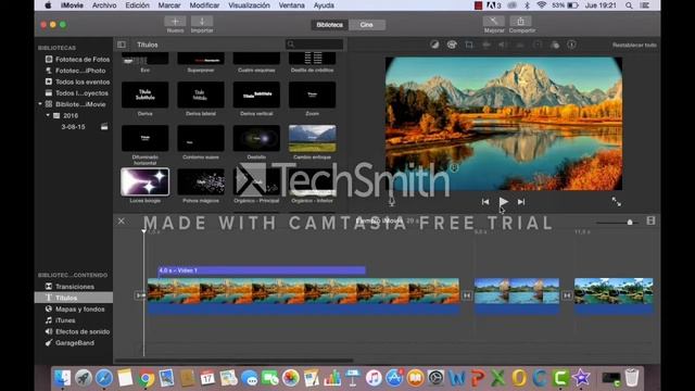 Tutorial de cómo editar un video en iMovie смотреть онлайн