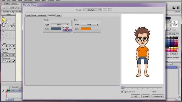 (tutorial 2) how to create a character using anime studio default character wizard. смотреть онлайн