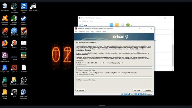 Install Virtual Box dan Debian 9 смотреть онлайн