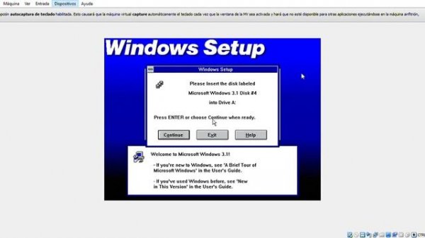 Instalacion de windows 3.11 en msDos