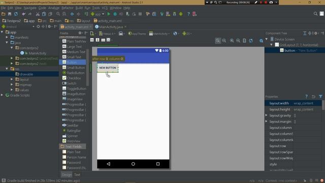 #24 Android Programming Tutorials For Beginners - Grid Layout explained clearly (2017) смотреть онлайн