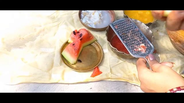 Indian fruit juice and jibon thanda recipe||Mango , watermelon ,litchi and java apple juice recipe смотреть онлайн