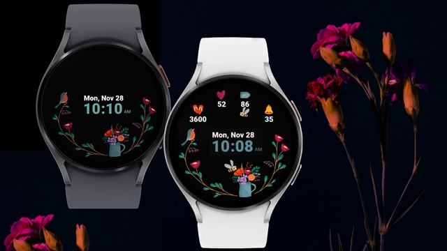 Spring Animated Watch Face for Wear OS 2.0+ смотреть онлайн