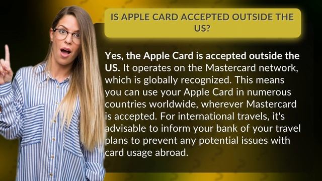 Is Apple Card accepted outside the US? смотреть онлайн