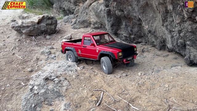 Jeep Comanche at the west coast of Malllorca Crazy Crawler's Showcar смотреть онлайн