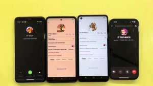 WhatsApp vs TeleGuard incoming Calls iPhone 14pro vs Samsung A51 vs Galaxy A21S vs Pixel 4XL