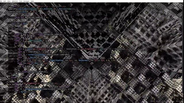 Veda.js + fractal Menger GLSL смотреть онлайн