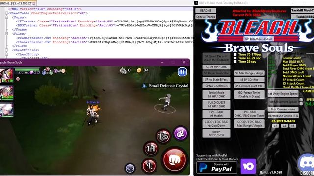 Bleach: Brave Souls | v13.10.0 | Steam MOD (Cheat Engine) | By MBRKing смотреть онлайн