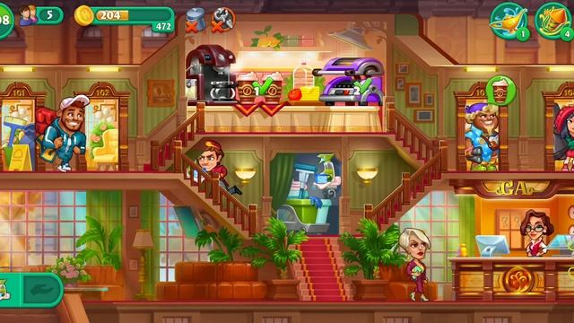 Grand Hotel Mania level 54 - Golden Apple смотреть онлайн
