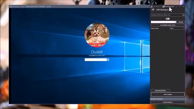 Sign in Screen Background Image Change in Windows 10 смотреть онлайн