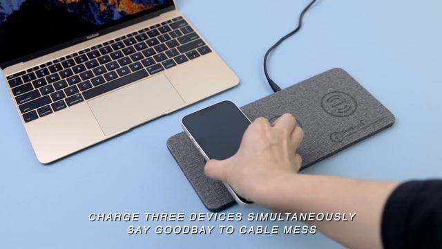ZealSound Triple Wireless Charger Ultra Slim Fast 3x10W Charger Station for Multiple 3 Devices смотреть онлайн