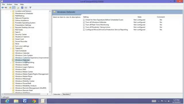 QS 98-Disabling Windows 8 Defender as Default (No Active AV)738 смотреть онлайн