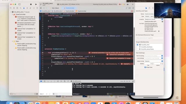Junior iOS Developer Course - Intro to GCD and quality of service смотреть онлайн