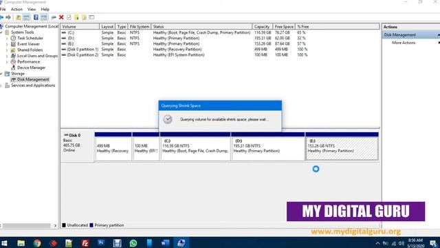How to separate and create new partition from exiting Drive without losing data in windows смотреть онлайн