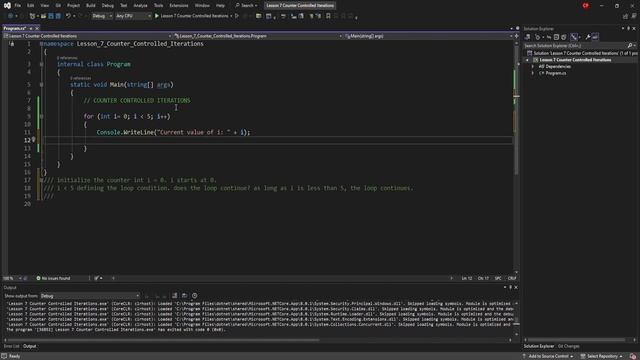 Lesson 7: Counter Controlled Iterations смотреть онлайн