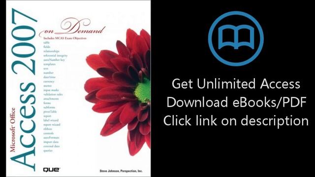 Download Microsoft Office Access 2007 On Demand [P.D.F]