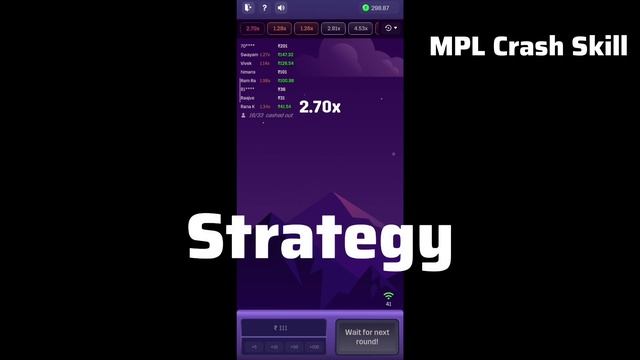 MPL New Game Crash Skill 💵 | Mpl Crash Skill Trick | Mpl Me Cash Skill Kaise Khele | Crash Skill