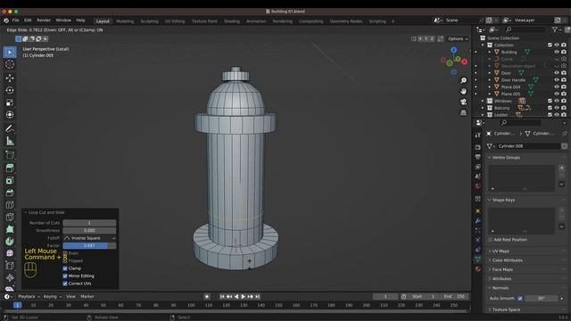 Modeling a Low Poly Building in Blender (Timelaps) смотреть онлайн