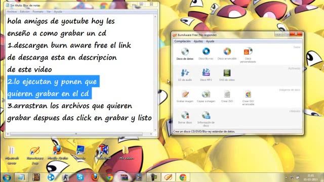 Como grabar en un CD/DVD смотреть онлайн