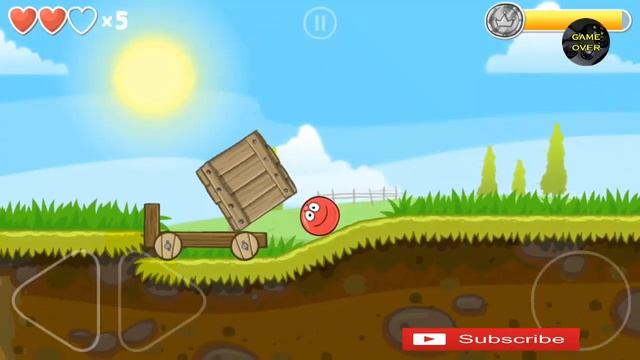 Red Ball 4 part 1 Android Gameplay level ( 1-15 ) game over gaming смотреть онлайн