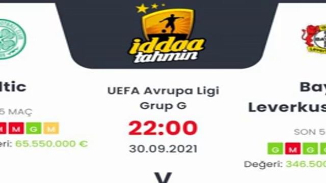 Celtic Bayer Leverkusen İddaa Tahminleri 30 Eylül 2021 #iddaa смотреть онлайн