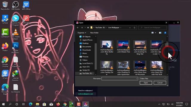 How to Set Live Video Wallpaper in Windows 10 | Live Setting Live Wallpaper смотреть онлайн