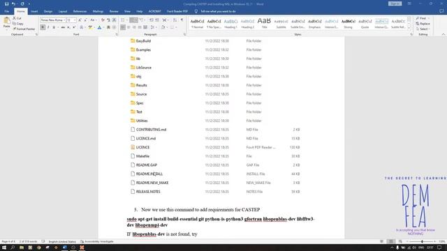 Compiling CASTEP as a standalone in Windows 10/Windows 11 #WSLinstall #Ubuntu #Windows смотреть онлайн