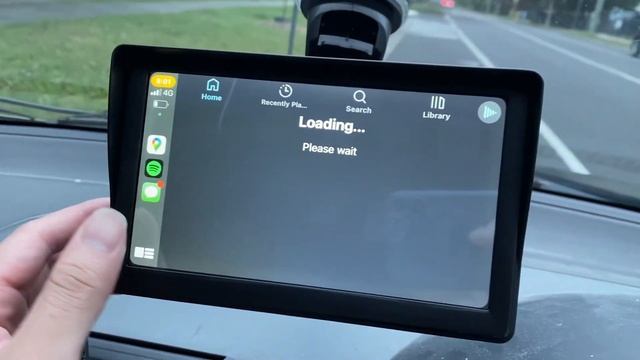 New 7 inch Carplay Android Auto Portable Screen + Reverse camera смотреть онлайн