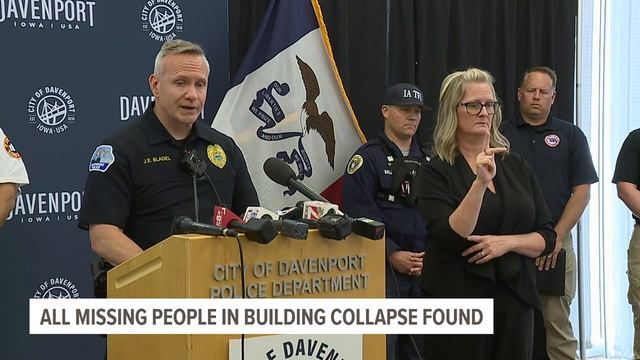 Bodies of 3 missing men recovered from partially collapsed Davenport building смотреть онлайн