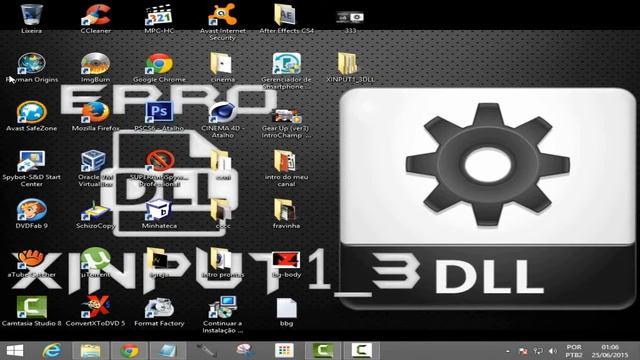 DiK Da NeT-Corrigindo 100% erros xinput1 3dll e d3dx9 43dll atualizado 2015 a 2017 смотреть онлайн