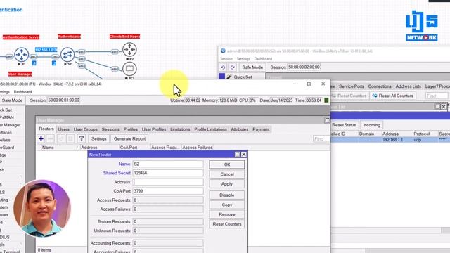Mikrotik Dot1X MAC Authentication | ReanNetwork смотреть онлайн