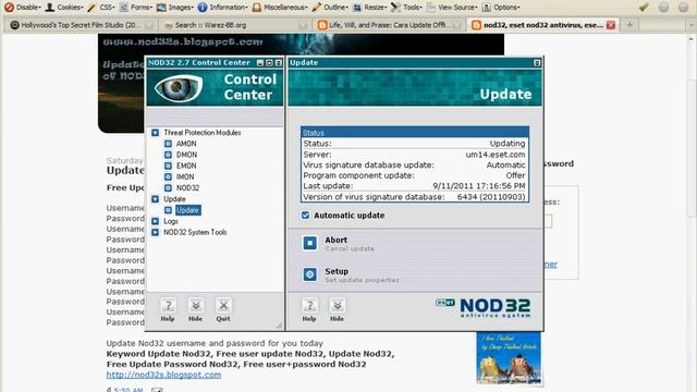 update NOD 32 v2.7.avi смотреть онлайн