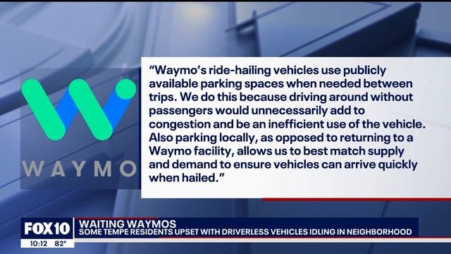 Waymo woes: Tempe residents frustrated as idle self-driving cars are parked on their streets смотреть онлайн