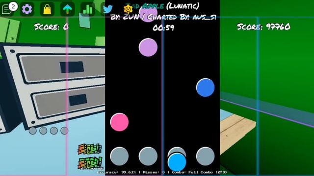 Bad Apple 1 miss Hard mode (Totally Robeats) смотреть онлайн