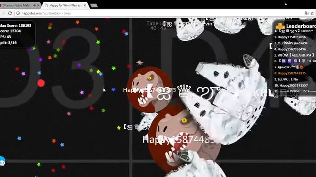 Happy for Win Play agar io, best play agar io mod and skins Google Chrome 27 10 2016 02 43 06 p смотреть онлайн