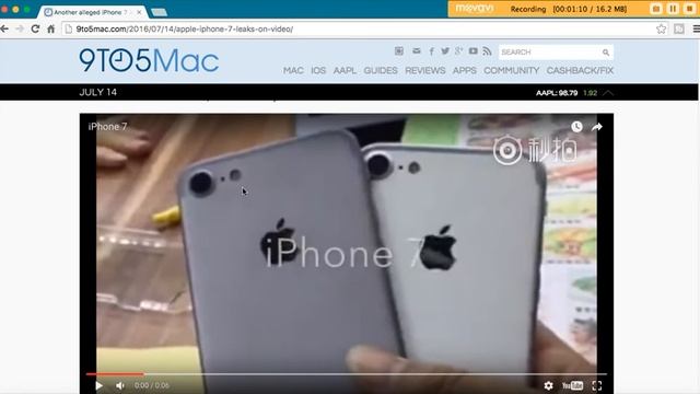 iPhone 7 LEAKED VIDEO: iPhone 7 Design & Darker Space Gray? смотреть онлайн