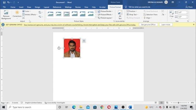 How to make passport size photo in MS WORD 2019 |Passport Size Photo Using MS Word in Hindi ? смотреть онлайн