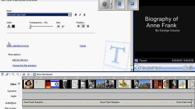 Adding a Title To Windows Movie Maker смотреть онлайн