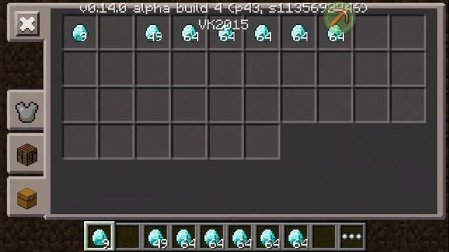 Дюп руды в Minecraft pe 0.14.0 смотреть онлайн