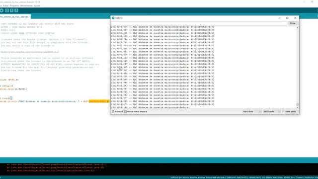 LOLIN32 ESP32 MAC ADDRESS. READ MAC ADDRESS ESP32. смотреть онлайн