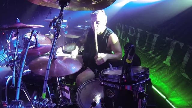 SEPULTURA@Manipulation Of Tragedy-live At Poland-Katowice 2014 (Drum Cam)