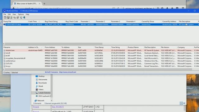 Windows Bluescreen analysieren смотреть онлайн