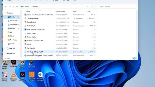 Mount an ISO image in Windows 11 without the need for applications смотреть онлайн