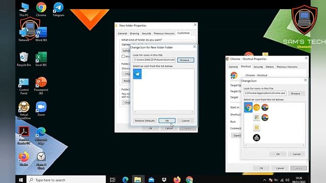 cara mengganti icon aplikasi atau folder di Windows смотреть онлайн