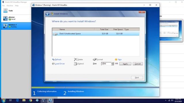 Install Windows 7 on Virtualbox смотреть онлайн