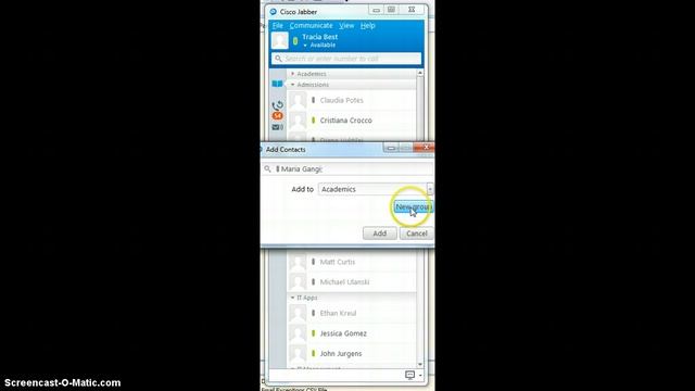 Adding a User to Jabber смотреть онлайн