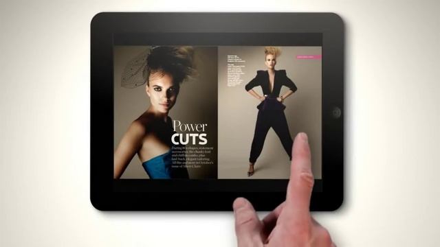 Marie Claire iPad concept powered by Ceros смотреть онлайн