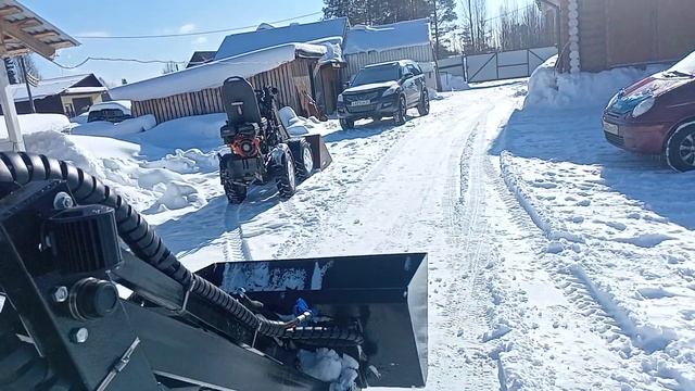 Минипогрузчик самодельный своими руками