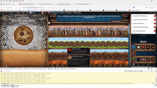 how to get infinity cookies in cookie cilcker (Mac windows acer and more) WORKING AUG 2021! смотреть онлайн